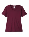 CORE365 Ladies' Fusion ChromaSoft Performance T-Shirt Burgundy