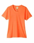 CORE365 Ladies' Fusion ChromaSoft Performance T-Shirt Campus Orange