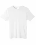 T-shirt CORE365 adult fusion ChromaSoft performance BLANC