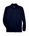 CORE365 Hommes - Pinnacle Performance Long-Sleeve Piqu Polo Marine classique