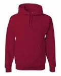 Jerzees Adult NuBlend FleecePullover Hooded Sweatshirt Cardinal