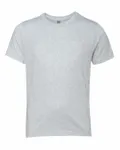 Next Level Apparel Youth Triblend Crew Heather White