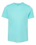Next Level Apparel Youth Triblend Crew Tahiti Blue