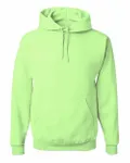 Jerzees Adult NuBlend FleecePullover Hooded Sweatshirt Neon Green