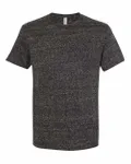 Jerzees Adult Snow Heather T-Shirt Black Ink