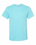 Jerzees Adult Snow Heather T-Shirt Caribbean Blue