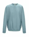 Adult Midweight College Crewneck Sweatshirt Sky Blue