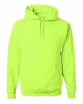 Jerzees Adult NuBlend FleecePullover Hooded Sweatshirt SAFETY GREEN
