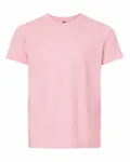 Next Level Apparel Youth CVC Crew Heather Light Pink