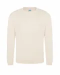 Adult Midweight College Crewneck Sweatshirt Vanilla Milkshake