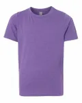 Next Level Apparel Youth CVC Crew Purple Rush
