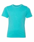 Next Level Apparel Youth CVC Crew Tahiti Blue