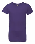 Next Level Apparel - T-shirt Princesse pour jeunes filles Ruée vers le violet