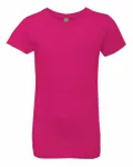 Next Level Apparel - T-shirt Princesse pour jeunes filles Framboise