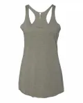 Next Level Apparel Ladies' Triblend Racerback Tank Venetian Grey