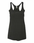 Next Level Apparel Ladies' Triblend Racerback Tank VINTAGE BLACK