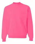 Jerzees Adult NuBlend FleeceCrew Neon Pink