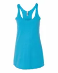 Next Level Apparel Ladies' Triblend Racerback Tank Vintage Turquoise
