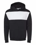 Unisex NuBlend Billboard Hooded Sweatshirt Black Ink/ White