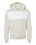 Unisex NuBlend Billboard Hooded Sweatshirt Oatmeal Heather/ White