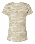 LAT Ladies' Fine Jersey T-Shirt Natural Camo