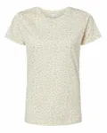 LAT Ladies' Fine Jersey T-Shirt Natural Leopard