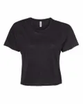 Next Level Apparel Ladies' Festival Cali Crop T-Shirt BLACK