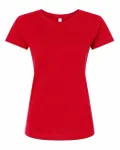 LAT Ladies' Fine Jersey T-Shirt RED