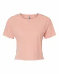 Next Level Apparel Ladies' Festival Cali Crop T-Shirt Desert Pink