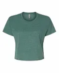 Next Level Apparel Ladies' Festival Cali Crop T-Shirt Royal Pine
