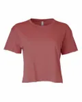 Next Level Apparel Ladies' Festival Cali Crop T-Shirt Smoked Paprika