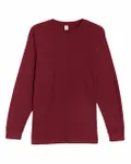 Unisex Heavyweight Long-Sleeve T-Shirt Burgundy