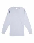 Unisex Heavyweight Long-Sleeve T-Shirt Heather Grey