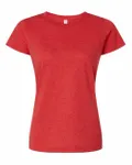 LAT Ladies' Fine Jersey T-Shirt VINTAGE RED