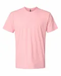 Next Level Apparel Unisex CVC Crewneck T-Shirt Heather Light Pink