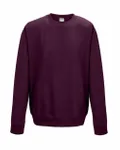 Adult Midweight College Crewneck Sweatshirt Burgundy