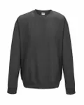 Adult Midweight College Crewneck Sweatshirt Charcoal