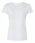 LAT Ladies' Fine Jersey T-Shirt White Reptile