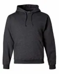 Jerzees Adult NuBlend FleecePullover Hooded Sweatshirt Black Heather