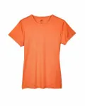 UltraClub Ladies' Cool & Dry Sport Performance InterlockT-Shirt Orange vif