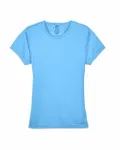 UltraClub Ladies' Cool & Dry Sport Performance InterlockT-Shirt Bleu Columbia