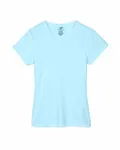 UltraClub Ladies' Cool & Dry Sport Performance InterlockT-Shirt Bleu glacier