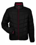 Spyder Men's Pelmo Insulated Puffer Jacket Black/ Red