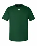 T-shirt Hommes Team Tech Under Armour Vert forêt/ Blanc
