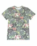 Threadfast apparel t-shirt unisexe ultimate CVC Jungle tropicale