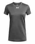 Under Armour - T-shirt Team Tech pour dames Castlerock/ Blanc