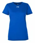 Under Armour - T-shirt Team Tech pour dames Royal/ Blanc