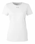Under Armour - T-shirt Team Tech pour dames Blanc/ Gris Mod