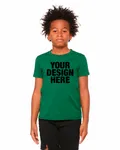 Bella + Canvas Youth CVC Jersey T-Shirt Hthr Grass Green