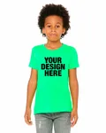 Bella + Canvas Youth CVC Jersey T-Shirt Neon Green